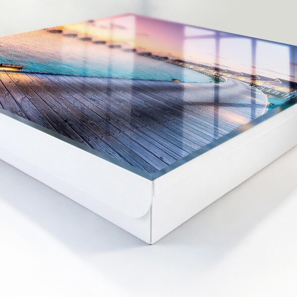 Schlüsselbox mit Motiv Ein friedlicher Sonnenuntergang