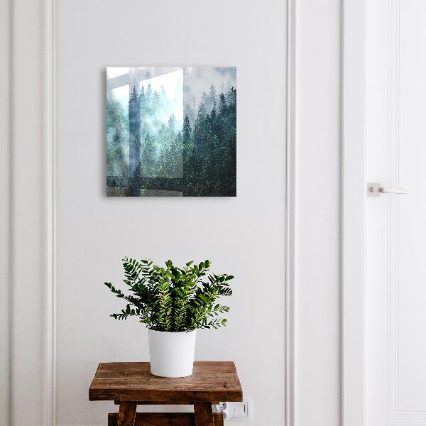 Schlüsselkasten mit Motiv Grüner Wald
