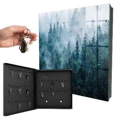 Schlüsselkasten mit Motiv Grüner Wald