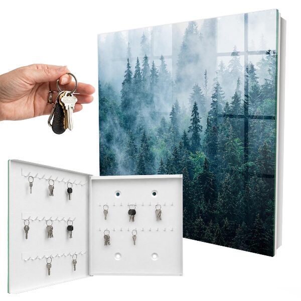 Schlüsselkasten mit Motiv Grüner Wald