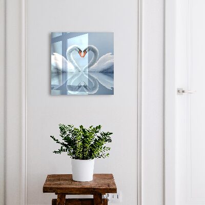 Schlüsselbox im Design Schwanenliebe