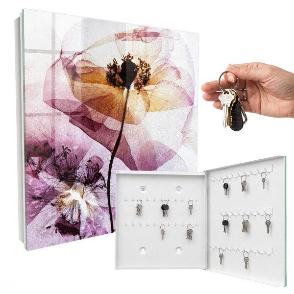 Schlüsselbox für die Wand im Design florale Eleganz