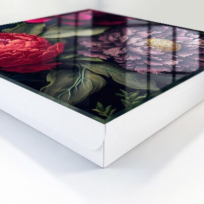Schlüsselkasten mit Blumen des Luxus Design