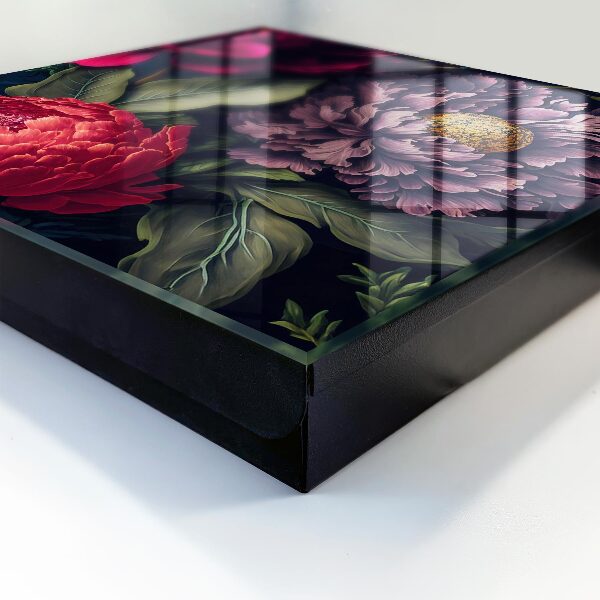 Schlüsselkasten mit Blumen des Luxus Design