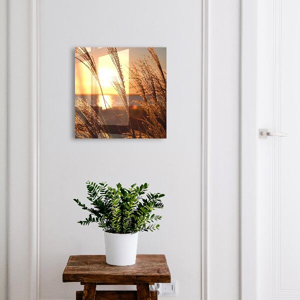 Schlüsselbox für die Wand mit Sonnenuntergang-Motiv