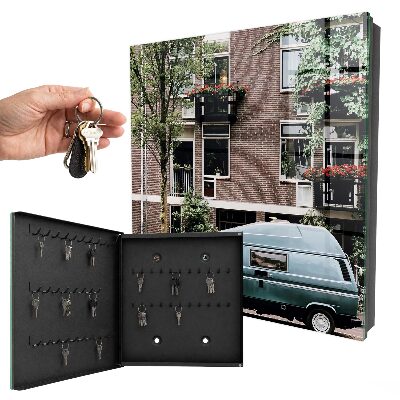 Schlüsselbox mit Motiv Stadtlandschaft