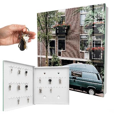 Schlüsselbox mit Motiv Stadtlandschaft