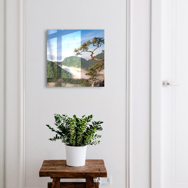 Schlüsselbox für die Wand mit Motiv Berglandschaft