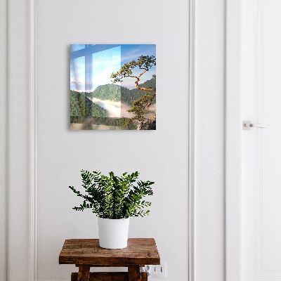Schlüsselbox für die Wand mit Motiv Berglandschaft