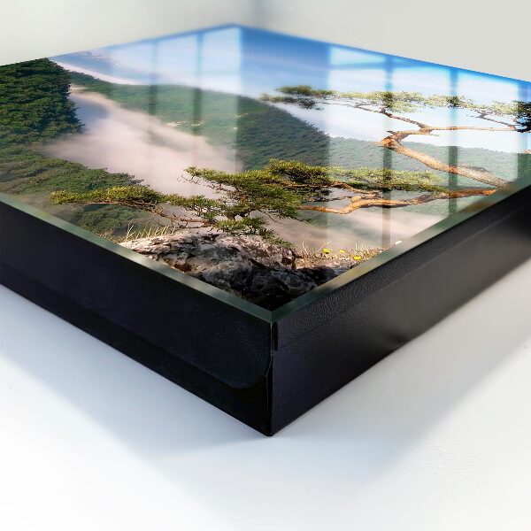 Schlüsselbox für die Wand mit Motiv Berglandschaft