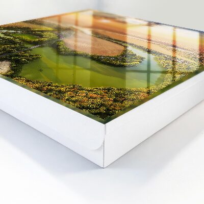 Schlüsselkasten mit Naturlandschaftsmotiv
