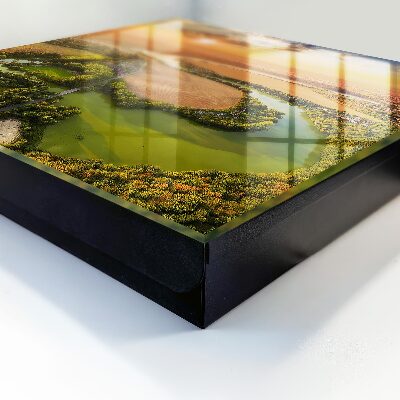 Schlüsselkasten mit Naturlandschaftsmotiv