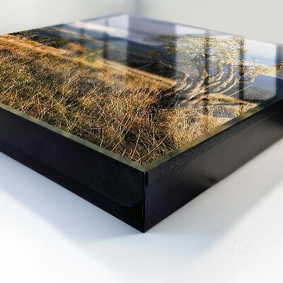 Schlüsselbox mit Motiv Herbstlandschaft