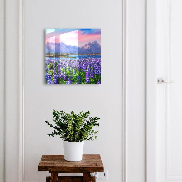 Schlüsselbox mit Berglandschaft Motiv