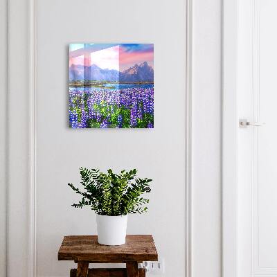 Schlüsselbox mit Berglandschaft Motiv