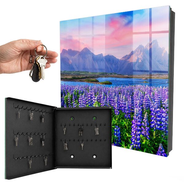 Schlüsselbox mit Berglandschaft Motiv