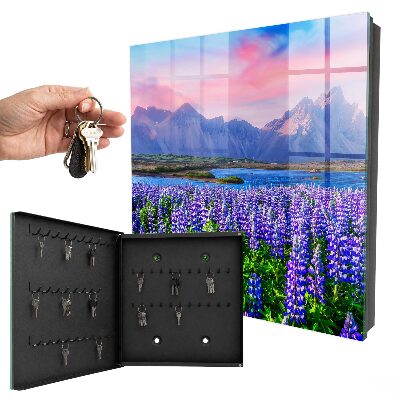 Schlüsselbox mit Berglandschaft Motiv