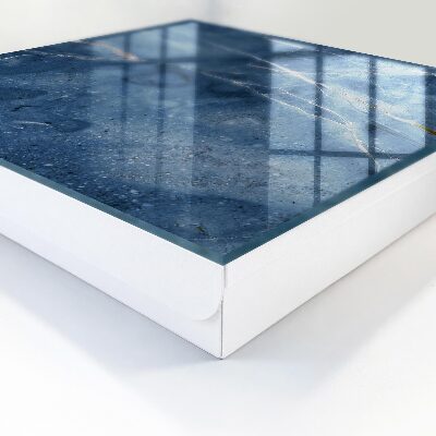 Schlüsselkasten in blauem Marmor-Design