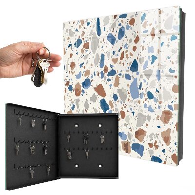 Schlüsselbox für die Wand in Steinmosaik-Optik