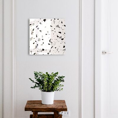 Schlüsselkasten im Design Monochromatischer Terrazzo