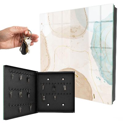 Schlüsselbox zur Wandmontage im Design Subtile Abstraktion
