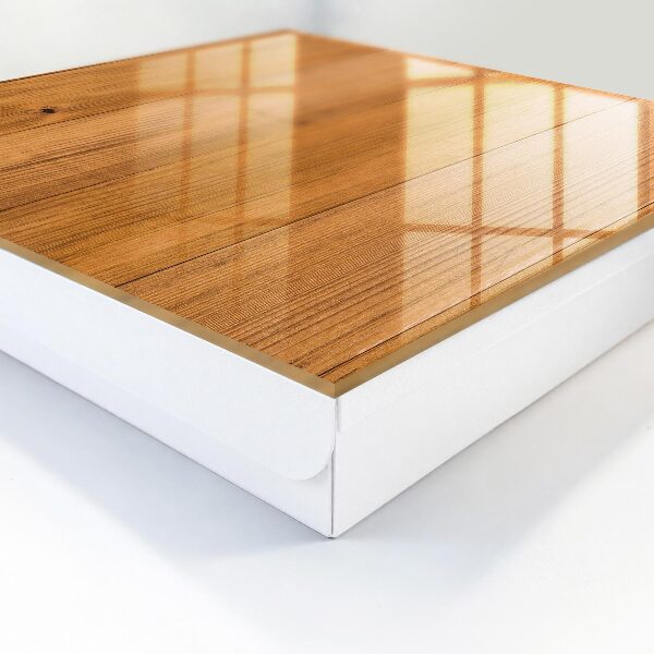 Schlüsselbox für die Wand mit Holzstruktur