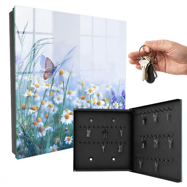 Schlüsselbox für die Wand Motiv Sommerwiese