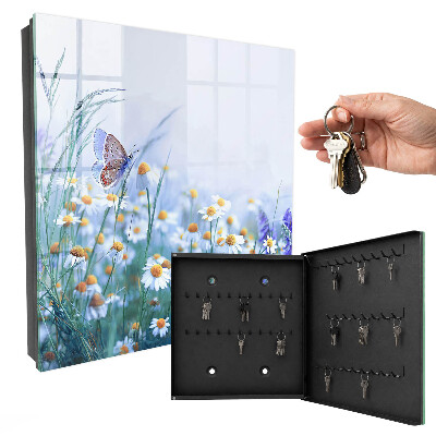 Schlüsselbox für die Wand Motiv Sommerwiese