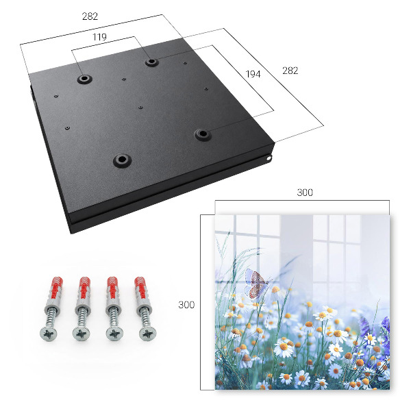 Schlüsselbox für die Wand Motiv Sommerwiese