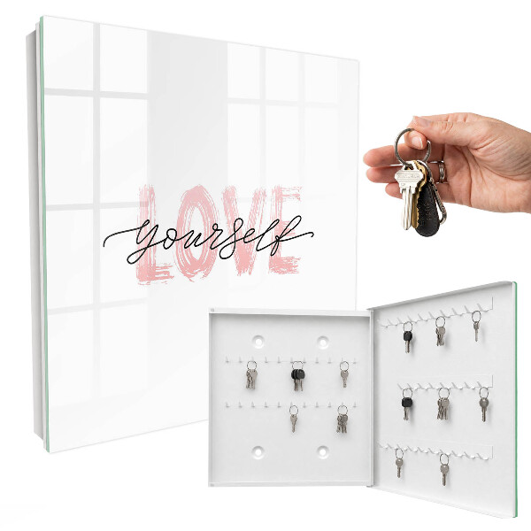Schlüsselbox mit Motiv Liebe dich selbst