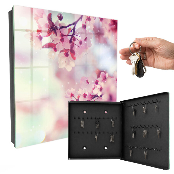 Schlüsselbox für die Wand mit Motiv Der Zauber der Blumen