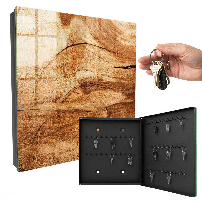 Schlüsselkasten mit Holzstruktur