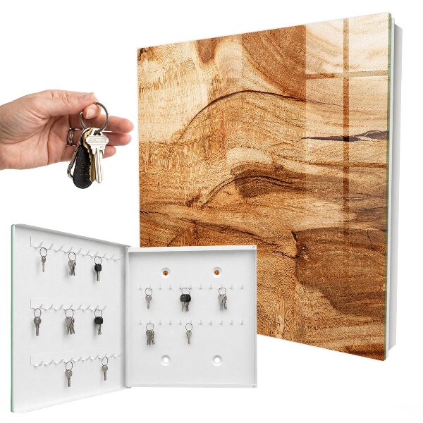 Schlüsselkasten mit Holzstruktur