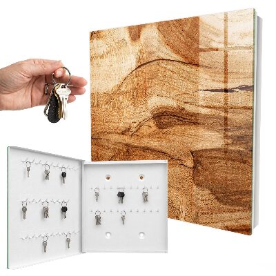 Schlüsselkasten mit Holzstruktur