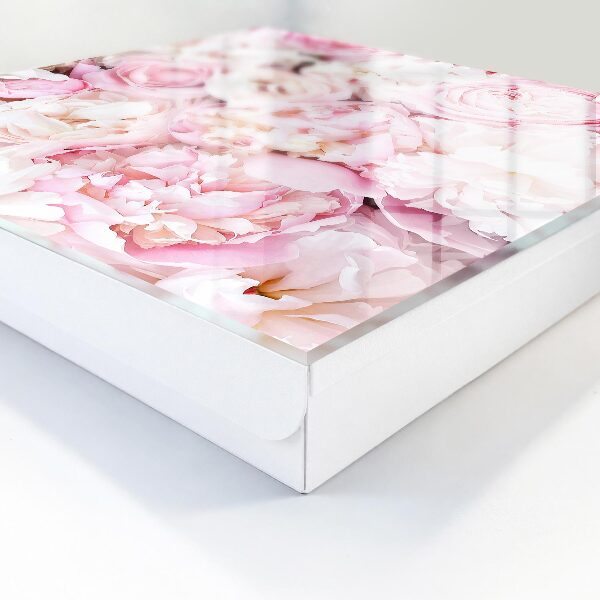 Schlüsselbox für die Wand im Pastellblumen-Design