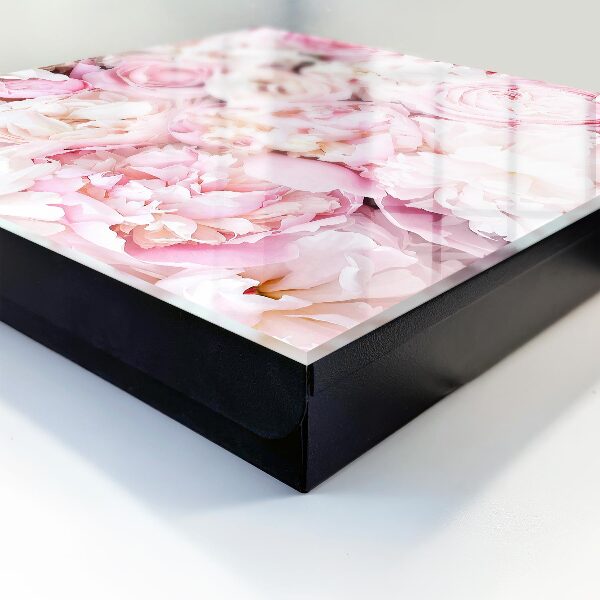 Schlüsselbox für die Wand im Pastellblumen-Design