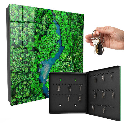 Schlüsselkasten mit Motiv Grüne Wälder