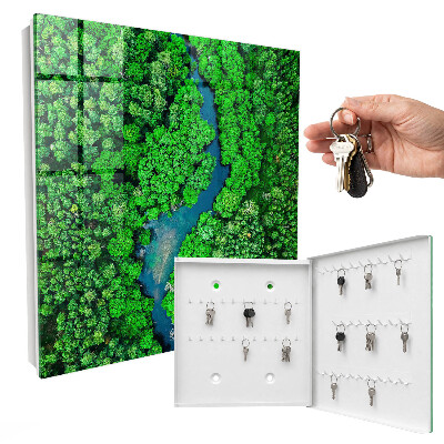 Schlüsselkasten mit Motiv Grüne Wälder