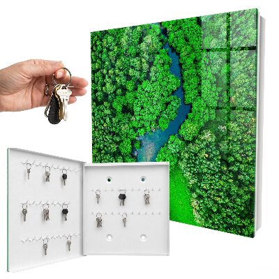 Schlüsselkasten mit Motiv Grüne Wälder