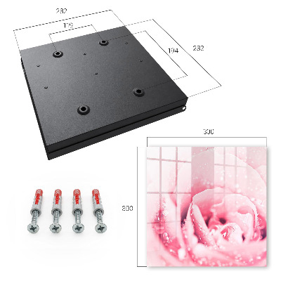 Schlüsselbox für die Wand in der Ausführung Rosa Delikatesse