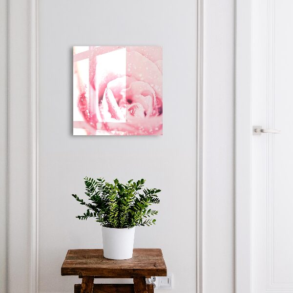 Schlüsselbox für die Wand in der Ausführung Rosa Delikatesse