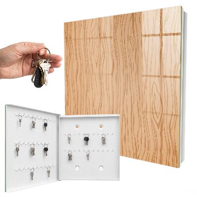 Schlüsselkasten mit Holzstruktur