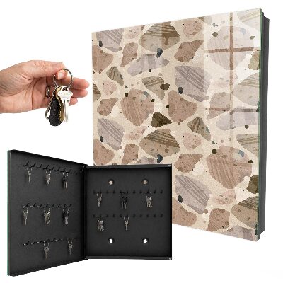 Schlüsselbox für die Wand in organischer Form