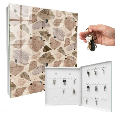 Schlüsselbox für die Wand in organischer Form
