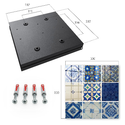 Schlüsselbox mit Azulejos-Fliesen-Motiv