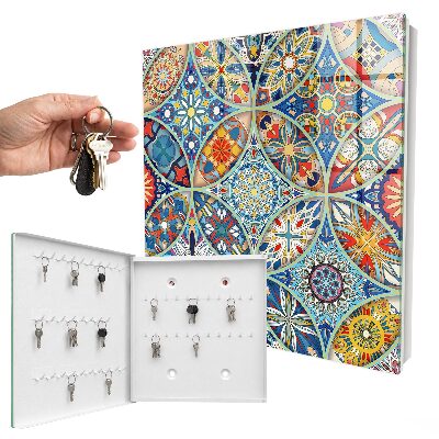 Schlüsselkasten mit Mosaik der Farben Design