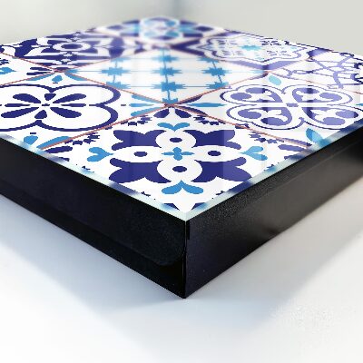 Schlüsselbox für die Wand mit geometrischem Muster