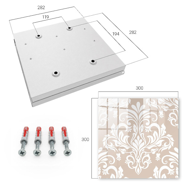 Schlüsselbox mit eleganter Symmetrie