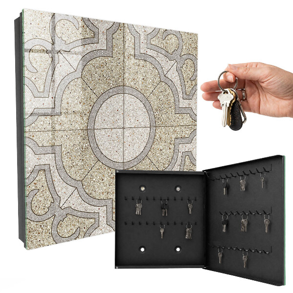 Schlüsselbox für die Wand in elegantem Mosaik-Design
