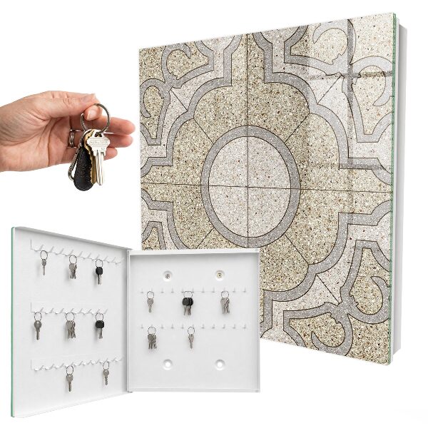 Schlüsselbox für die Wand in elegantem Mosaik-Design